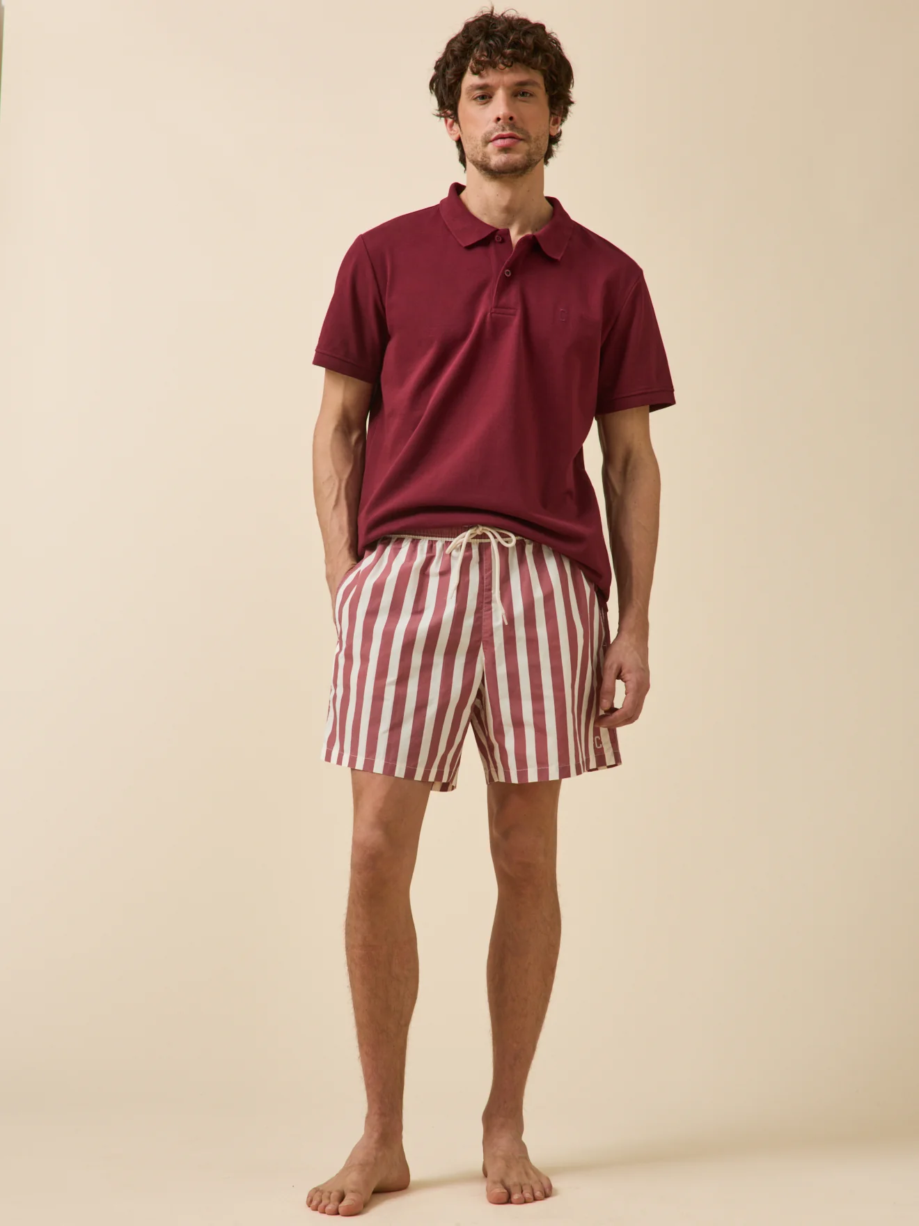 Short de bain rayé homme - Image 5