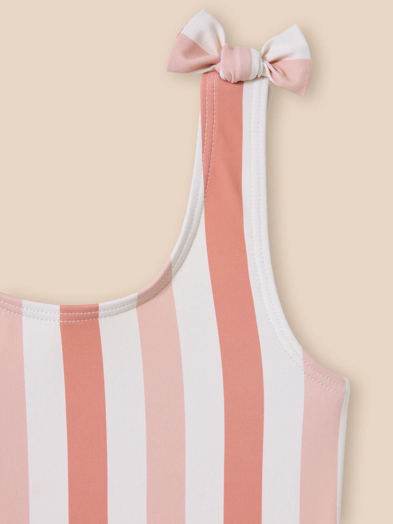 Maillot de bain Fille 1 pièce - rayé - Image 2