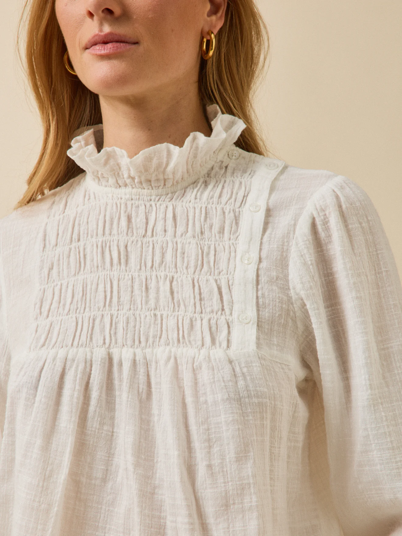 Blouse crépon femme - Image 3