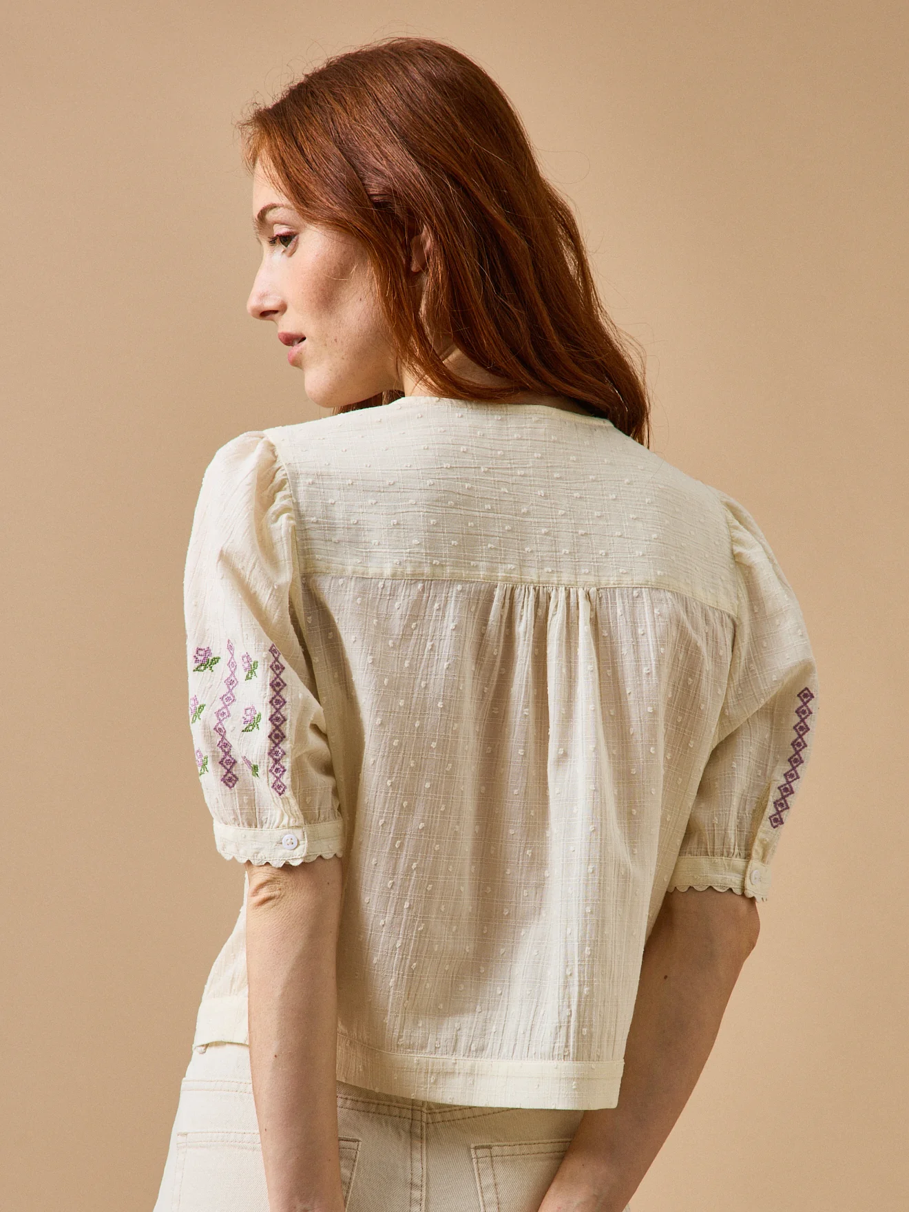 Blouse brodée Femme - CYRILLUS X EMILE & IDA - Image 2