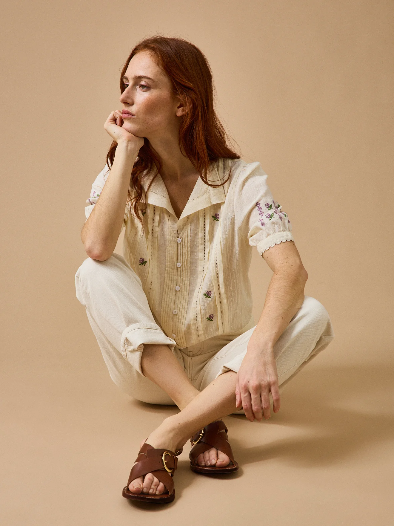 Blouse brodée Femme - CYRILLUS X EMILE & IDA - Image 6