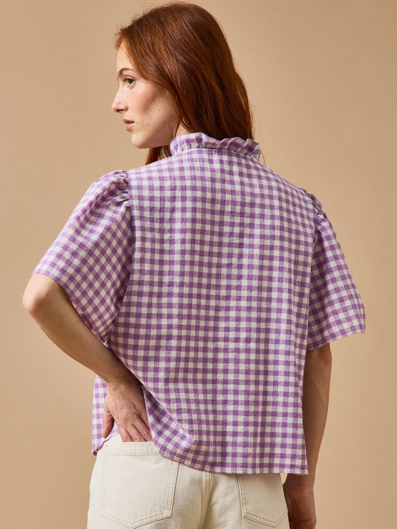 Blouse vichy Femme - CYRILLUS X EMILE & IDA - Image 3