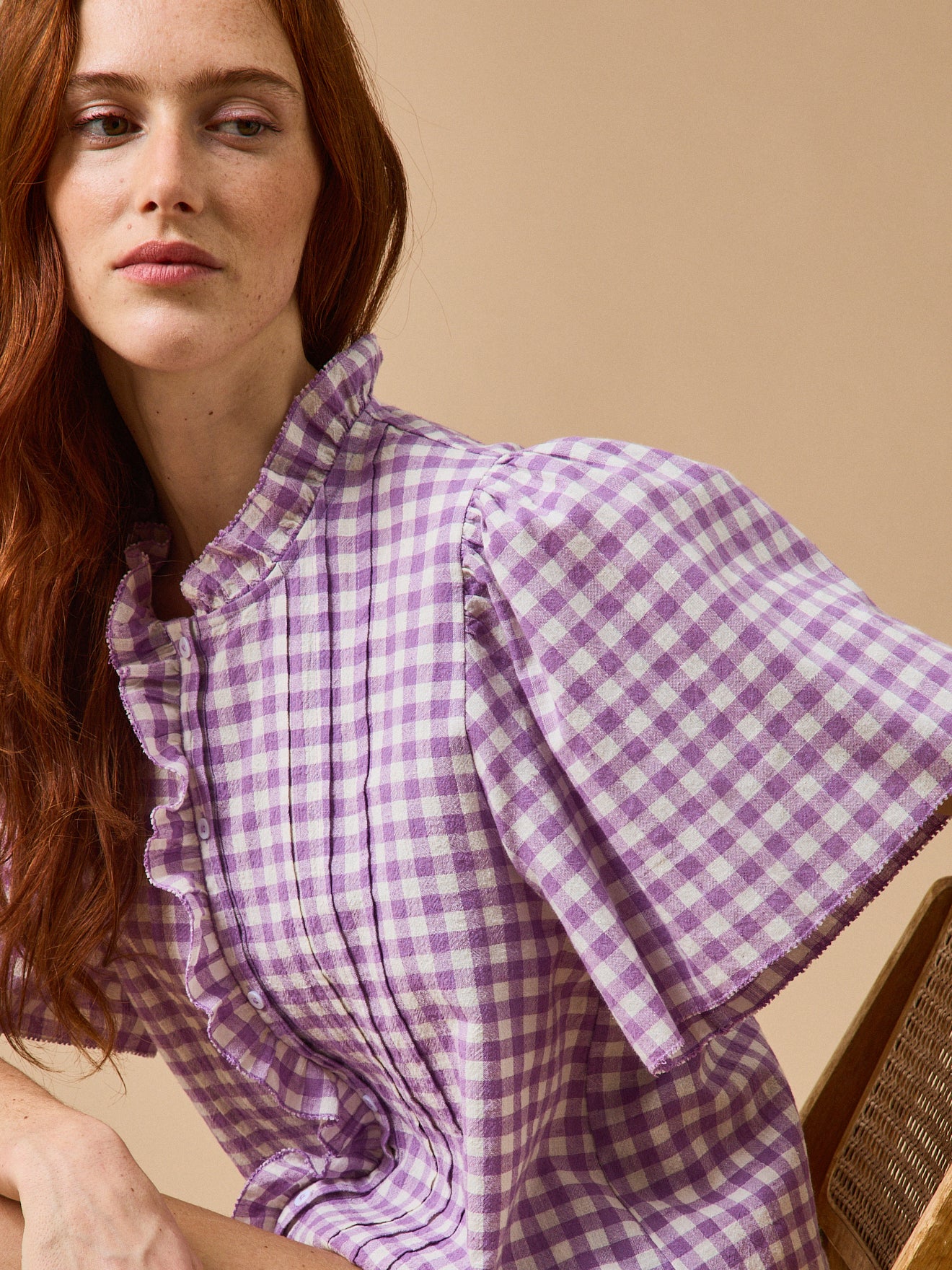 Blouse vichy Femme - CYRILLUS X EMILE & IDA - Image 4