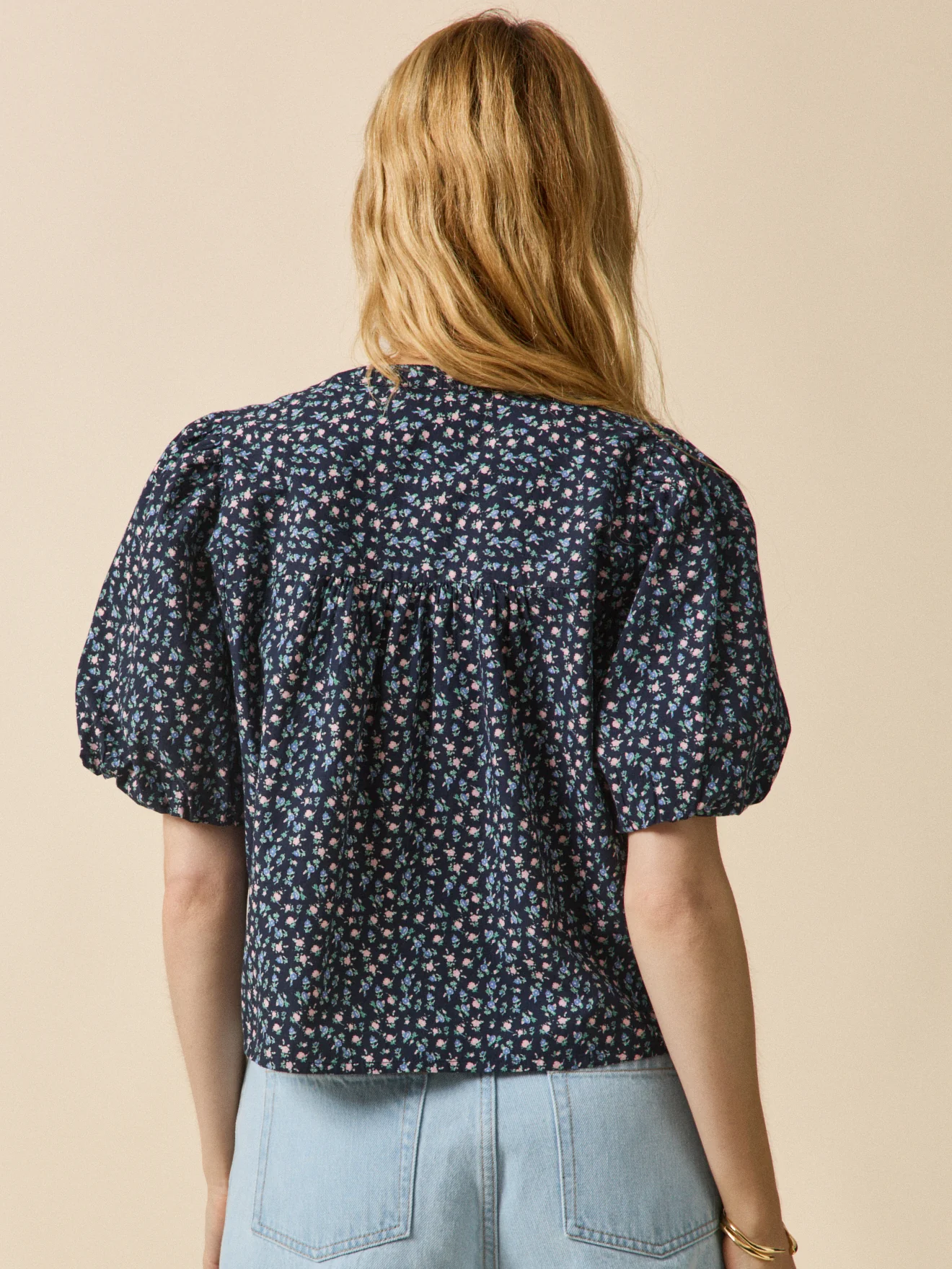 Top femme imprimé Mini Roses - Image 2