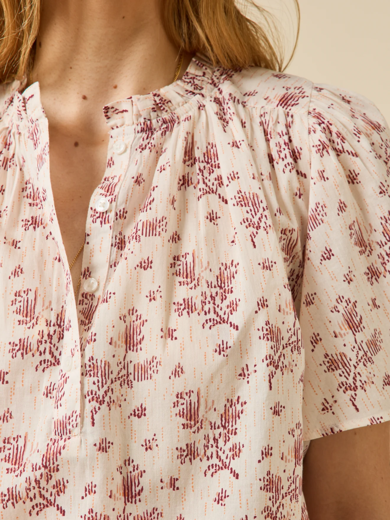 Blouse femme imprimé Thelma coton biologique - Image 3