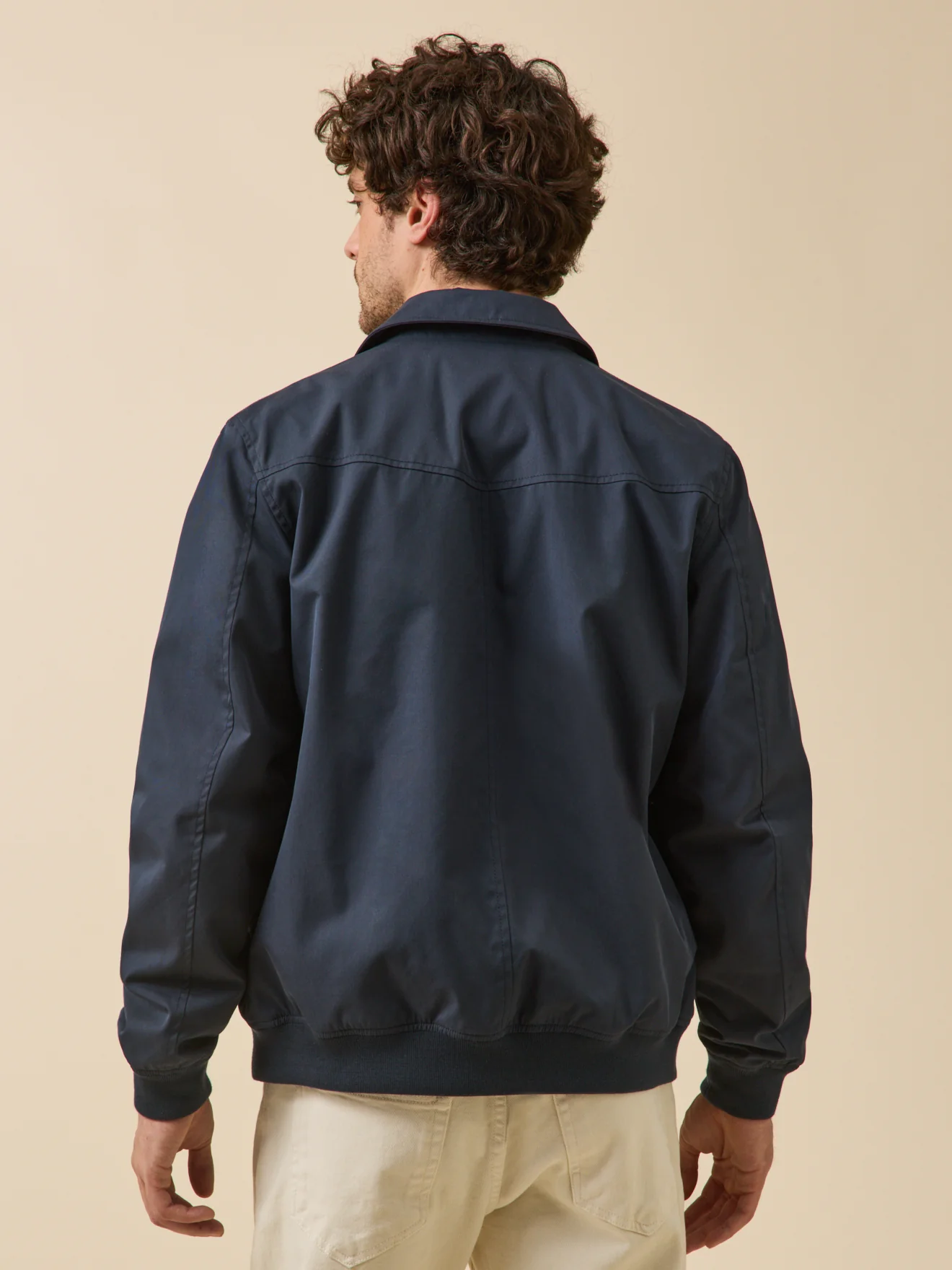 Blouson uni zippé homme - Image 4