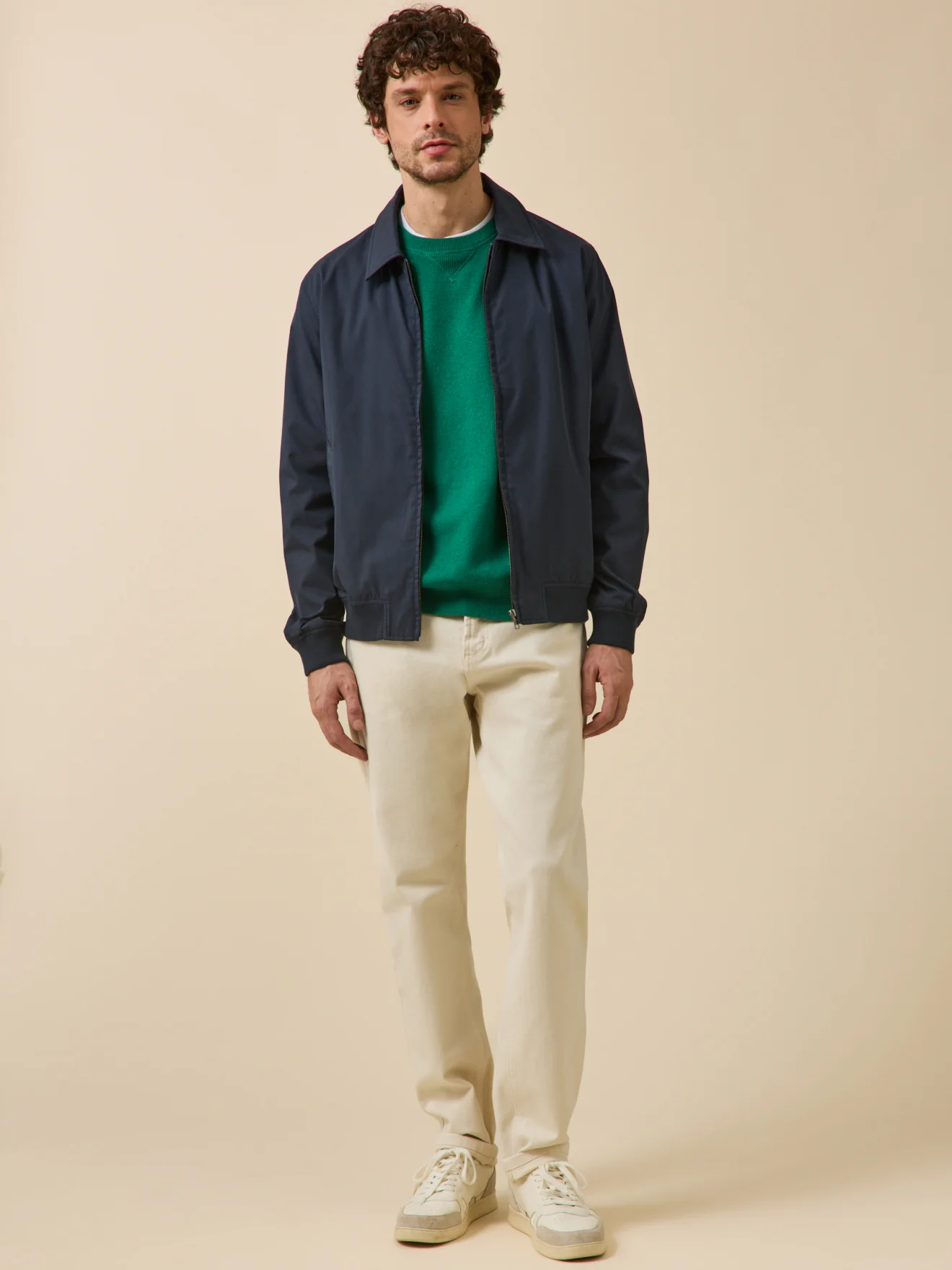 Blouson uni zippé homme - Image 8