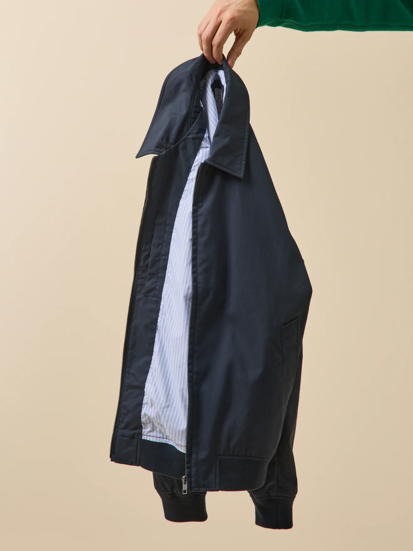 Blouson uni zippé homme - Image 9