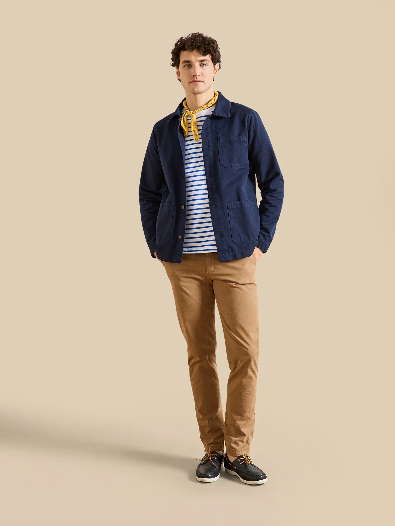 Veste worker homme twill coton recyclé - Image 5