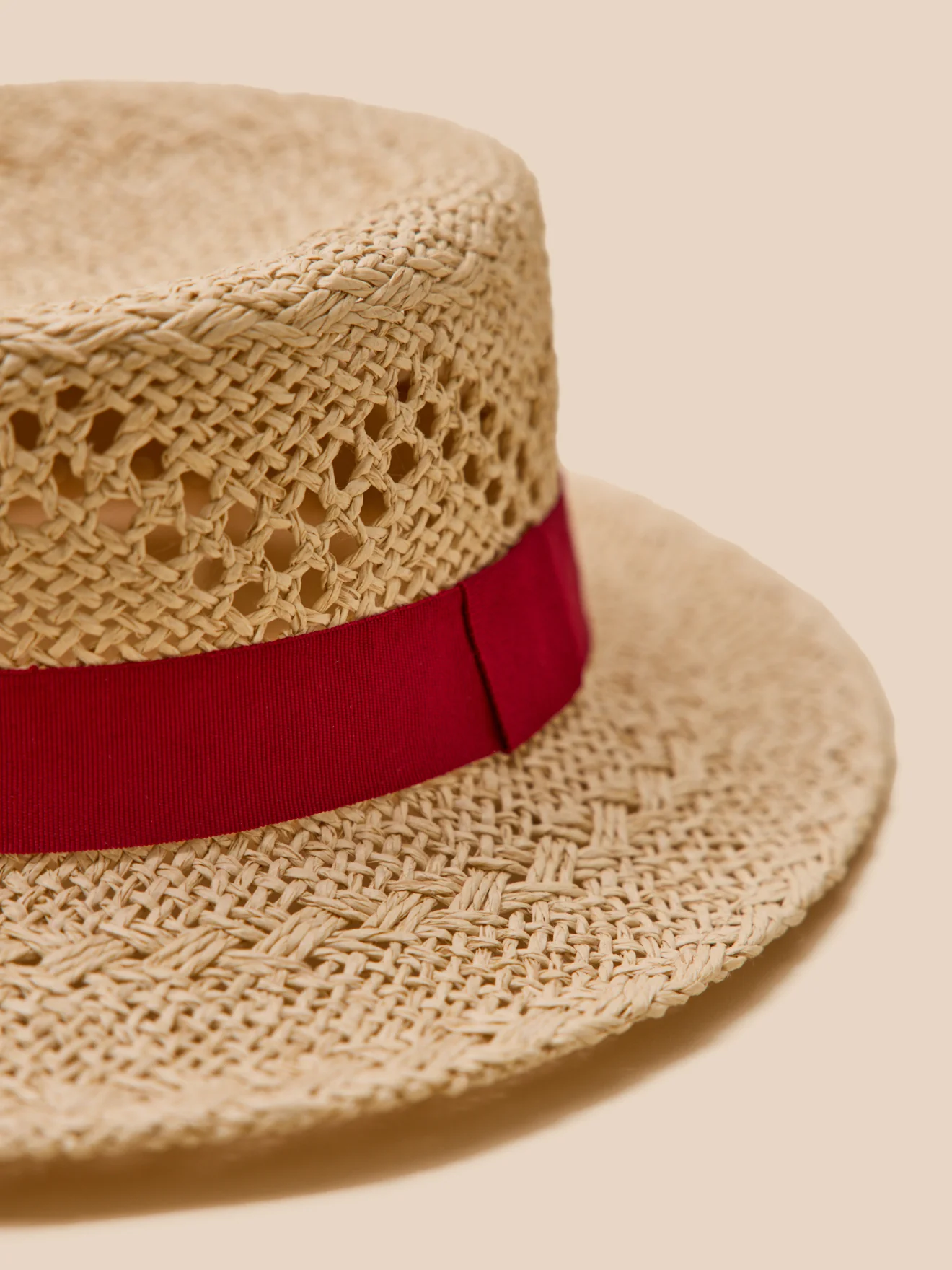 Chapeau de paille ajouré femme - Image 2