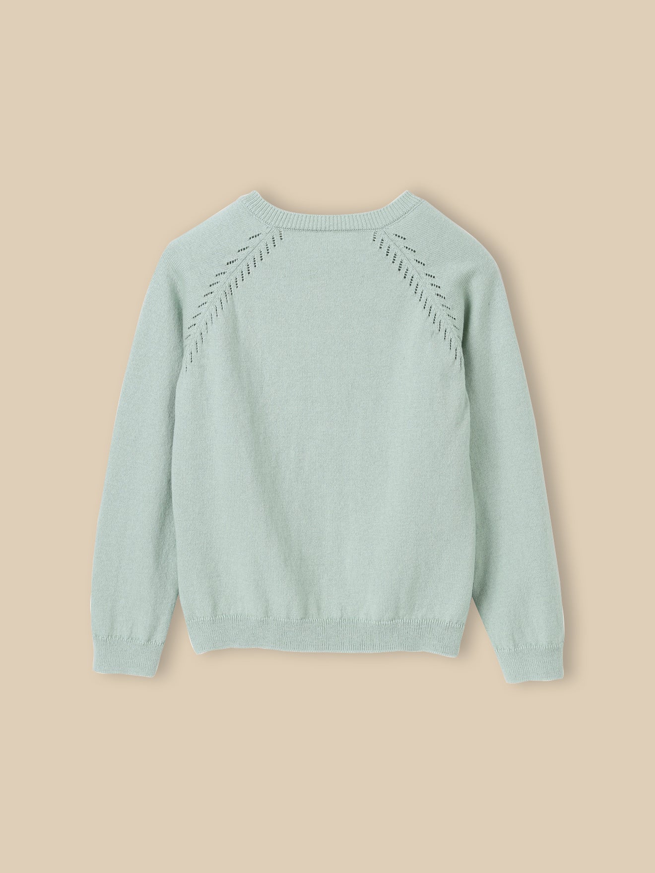 Cardigan Fille en coton et laine - Image 2