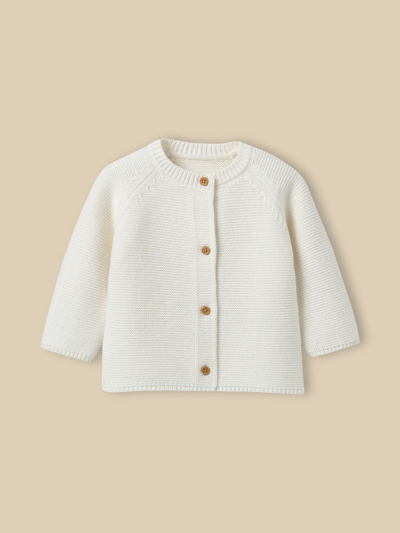 Cardigan en coton biologique et laine Bébé