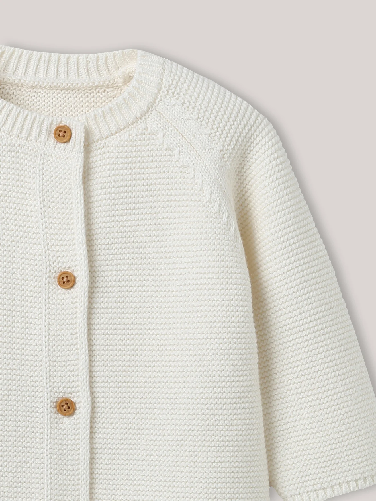 Cardigan en coton biologique et laine Bébé - Image 3