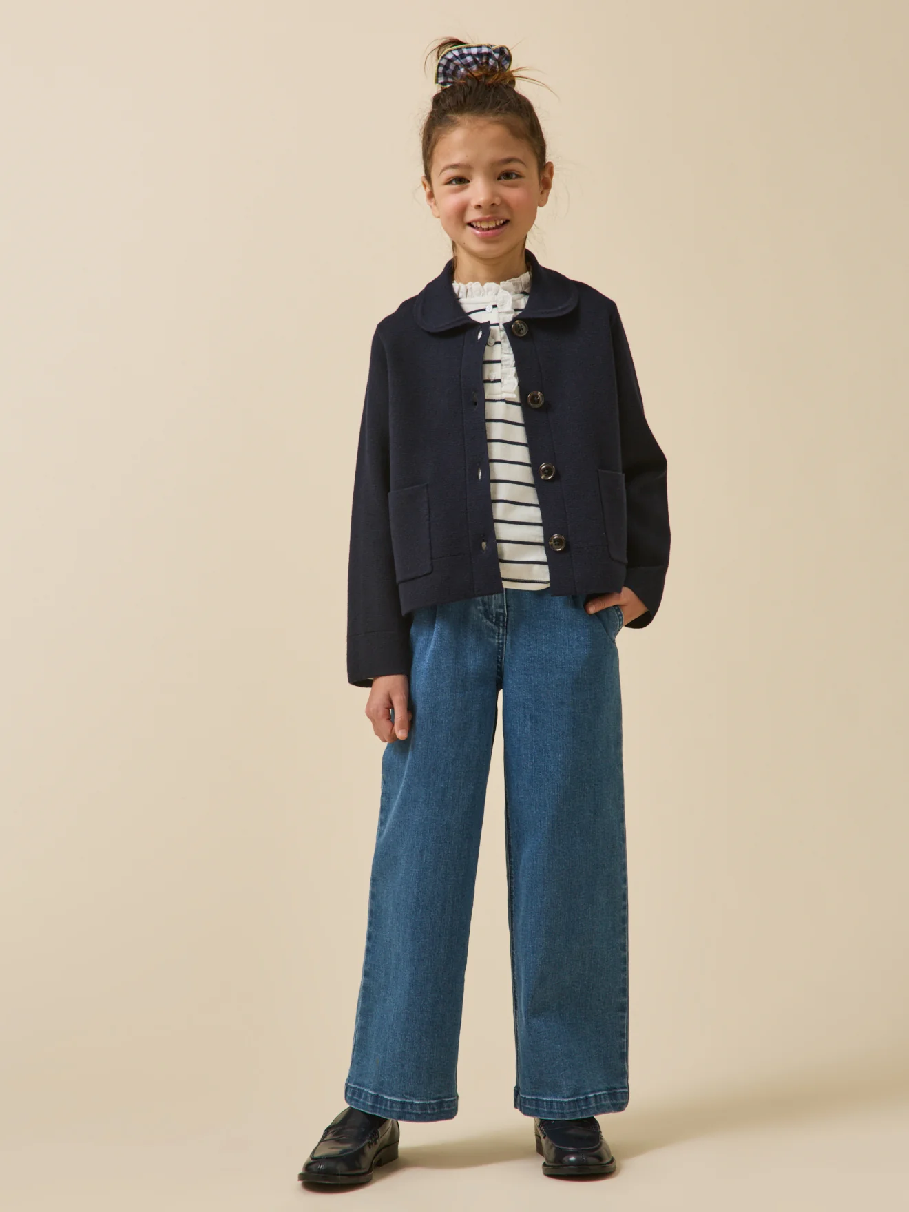 Cardigan en maille Milano Fille - collection Junior - Image 6