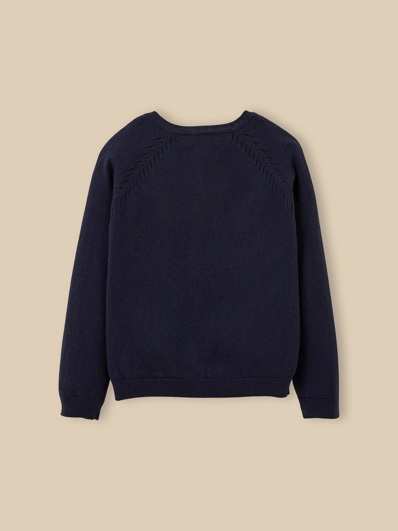 Cardigan Fille en coton et laine - Image 3