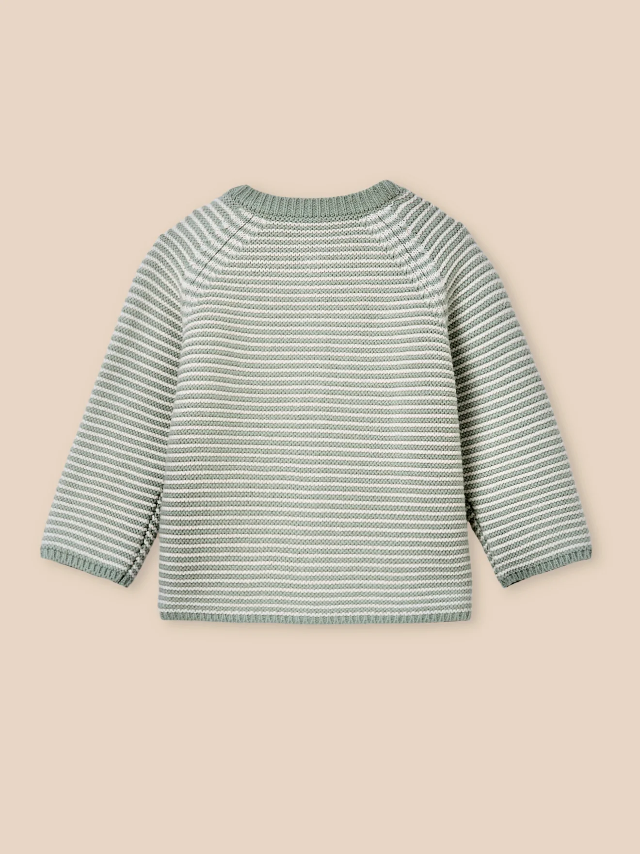 Cardigan rayé Bébé - Coton biologique - Image 2