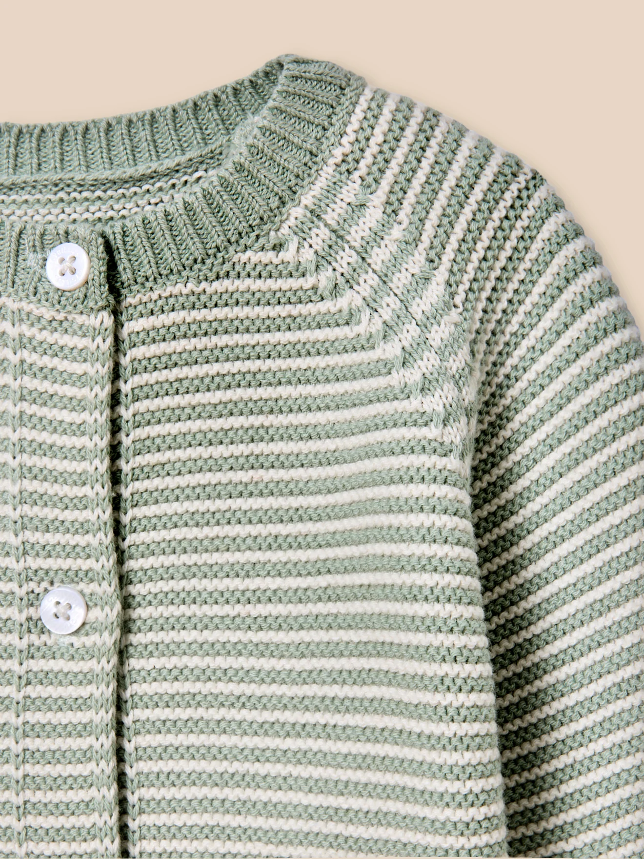 Cardigan rayé Bébé - Coton biologique - Image 3