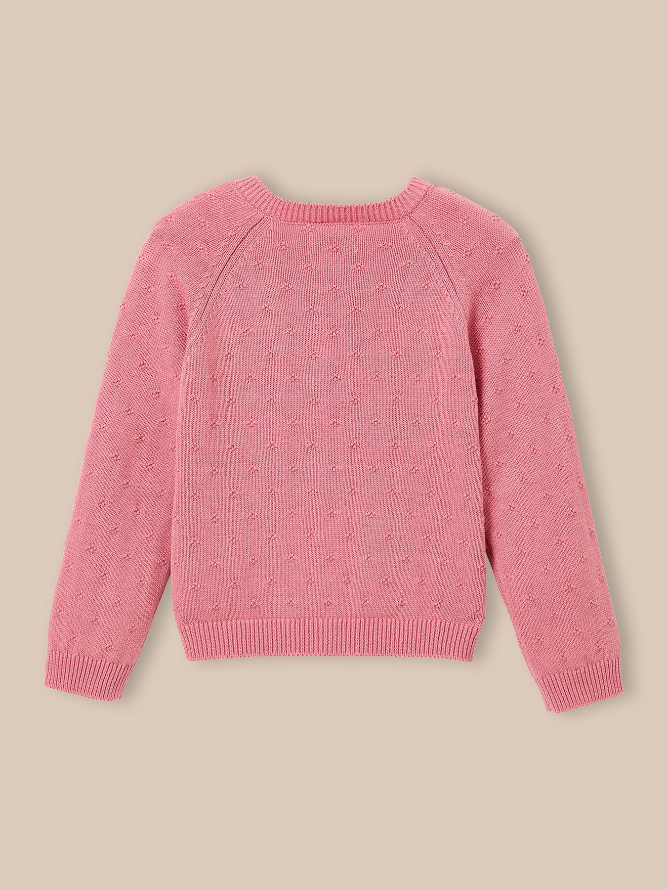 Cardigan Fille point fantaisie - Image 2