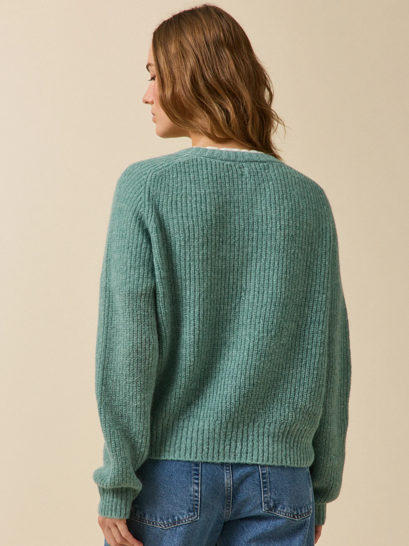 Gilet femme avec laine, alpaga et mohair - Image 3
