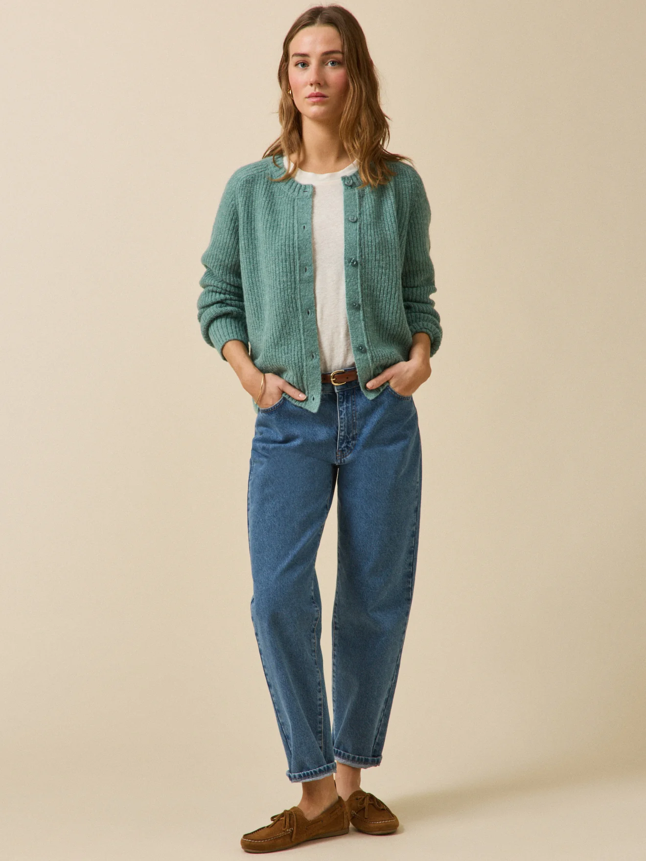 Gilet femme avec laine, alpaga et mohair - Image 5