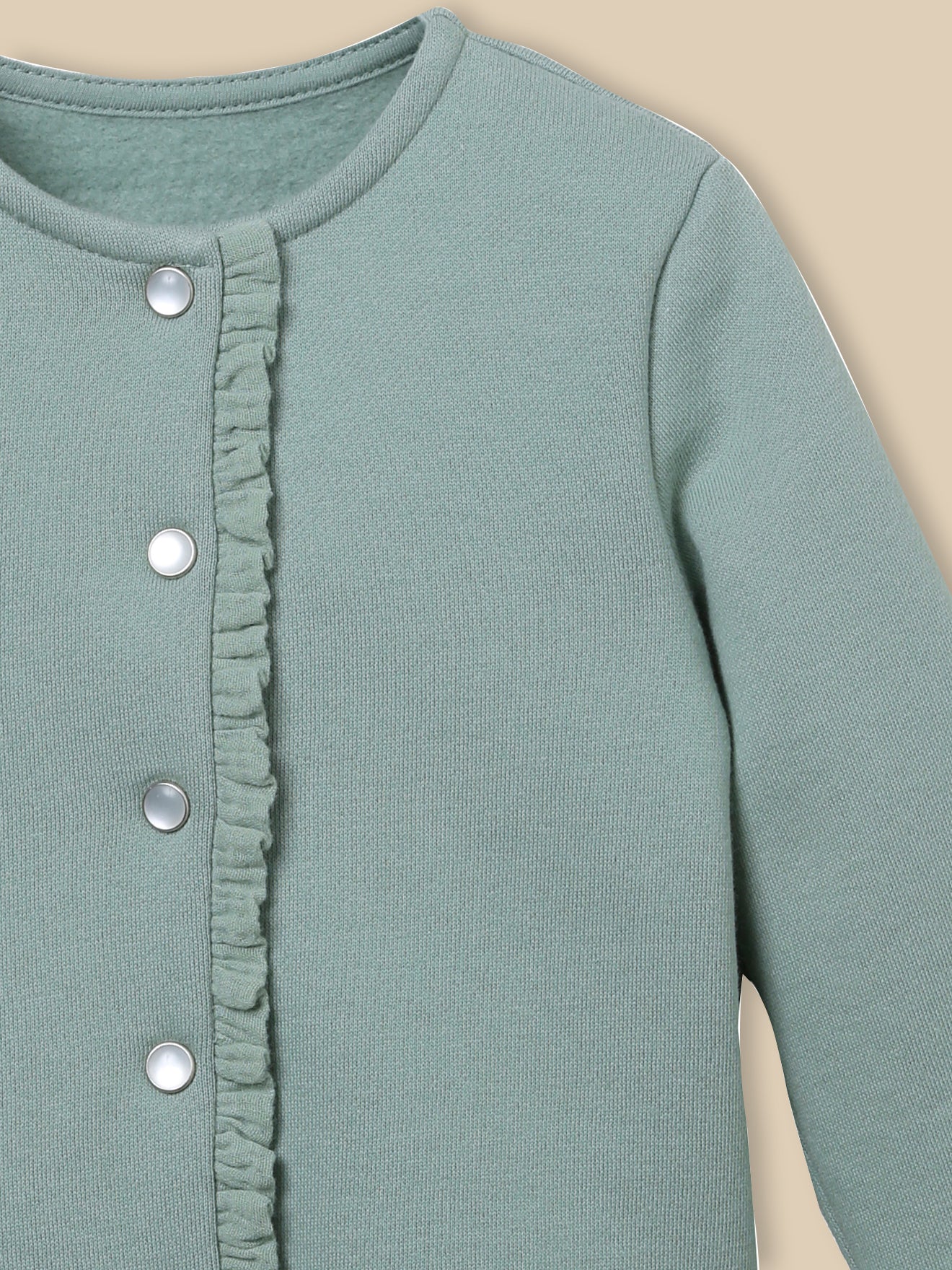 Cardigan en molleton Bébé - Coton biologique - Image 3