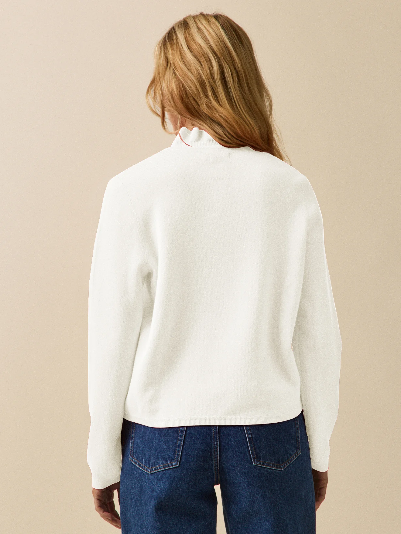 Gilet femme coton biologique et cachemire - Image 2