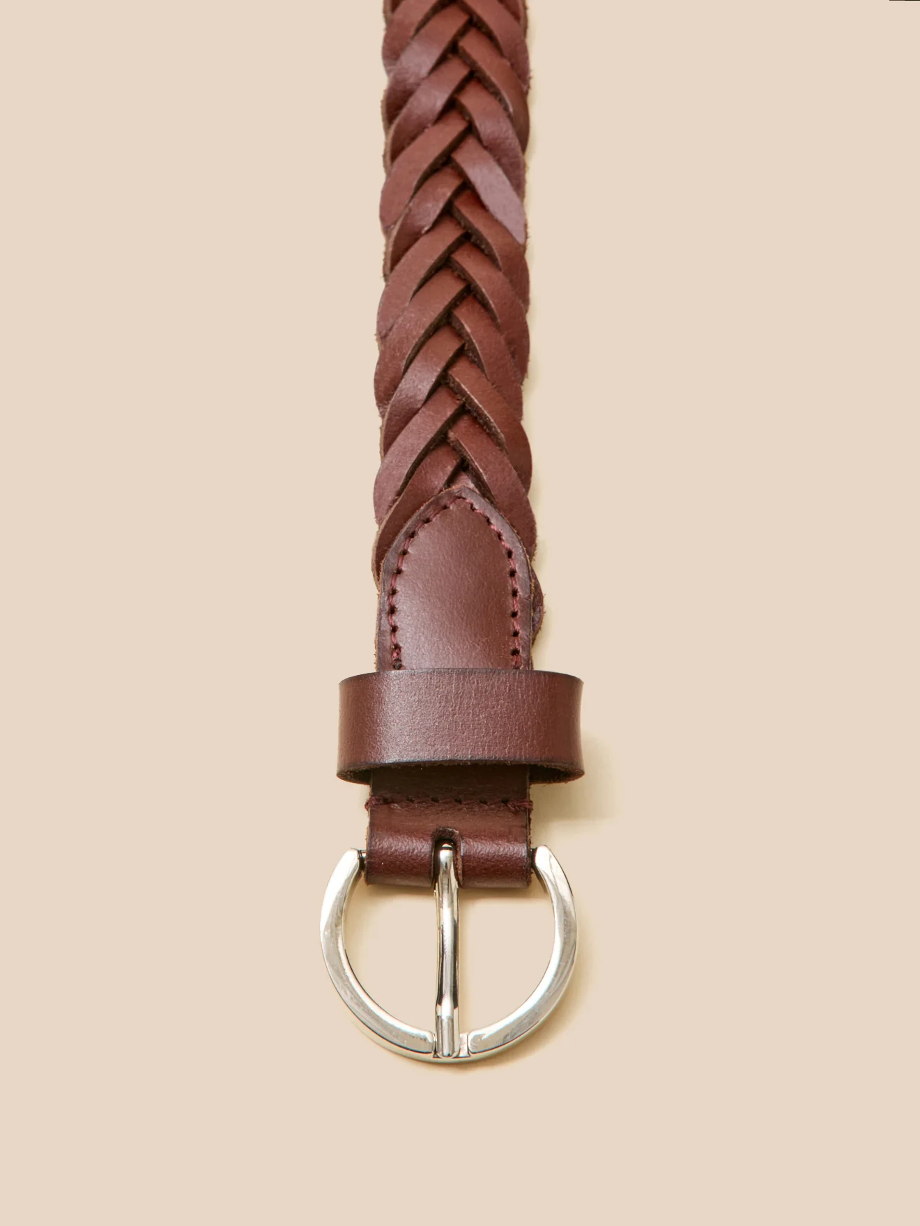 Ceinture tressée cuir femme - Image 3