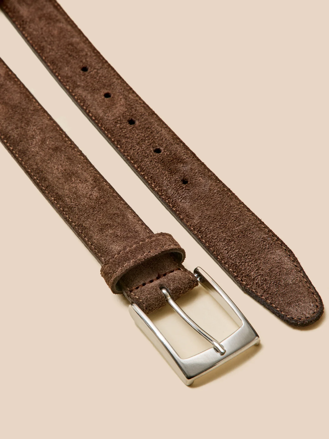 Ceinture cuir suédé homme - Image 3