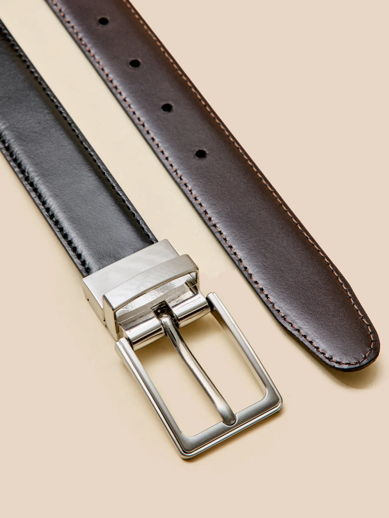 Ceinture cuir réversible homme - Image 3