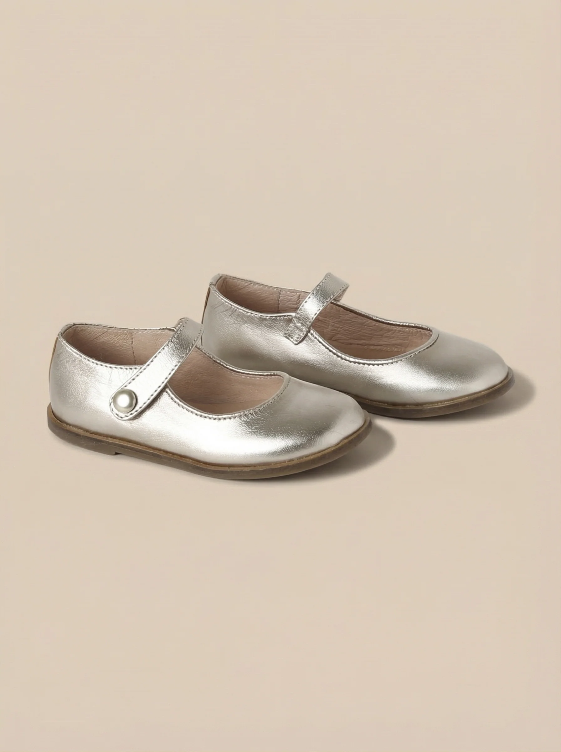 Babies en cuir irisé Fille - Image 3