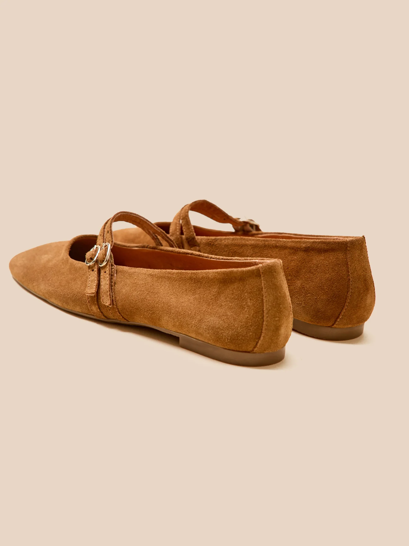 Ballerines 2 brides cuir femme - Image 2