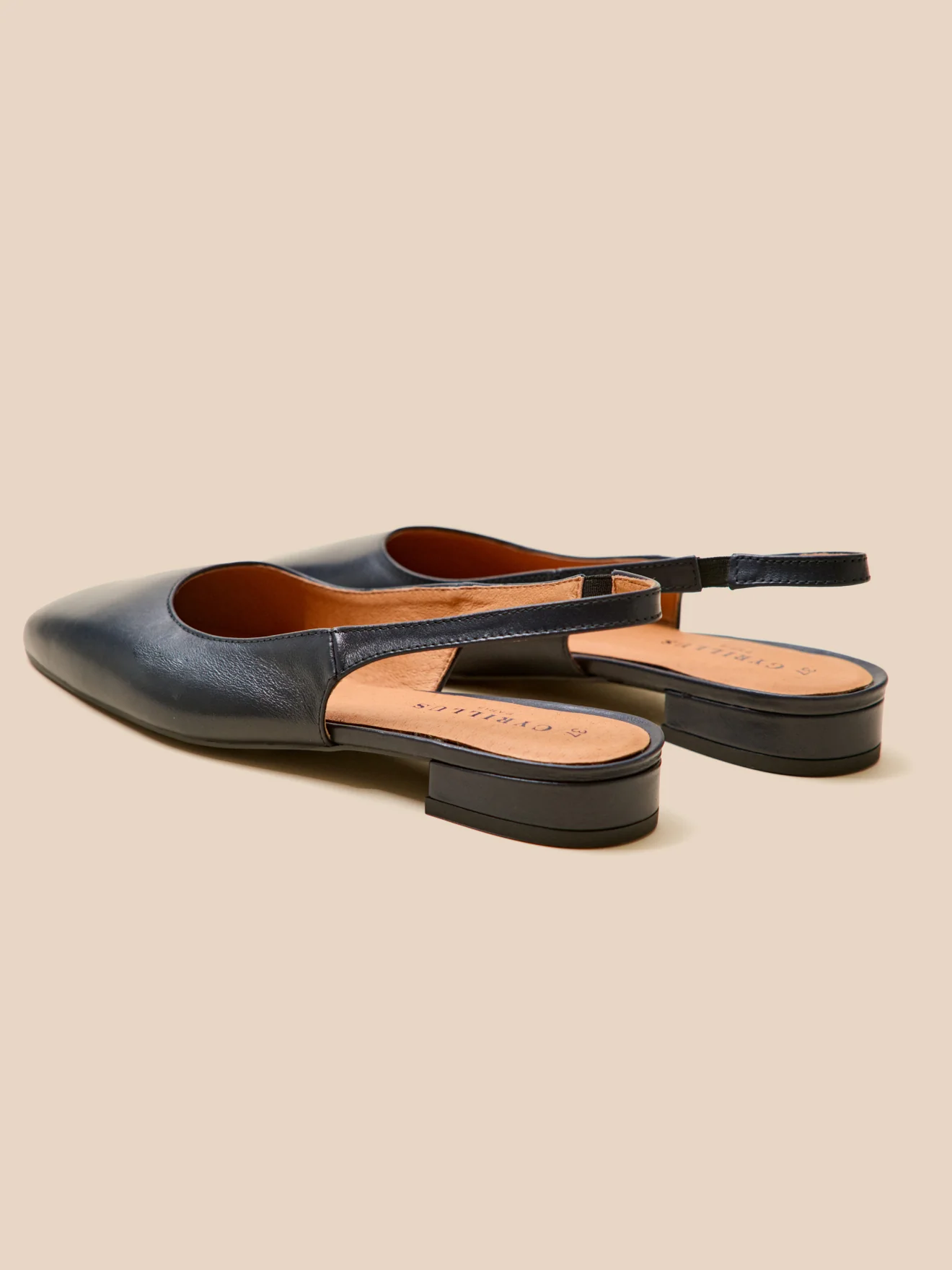 Ballerines slingback cuir femme - Image 2