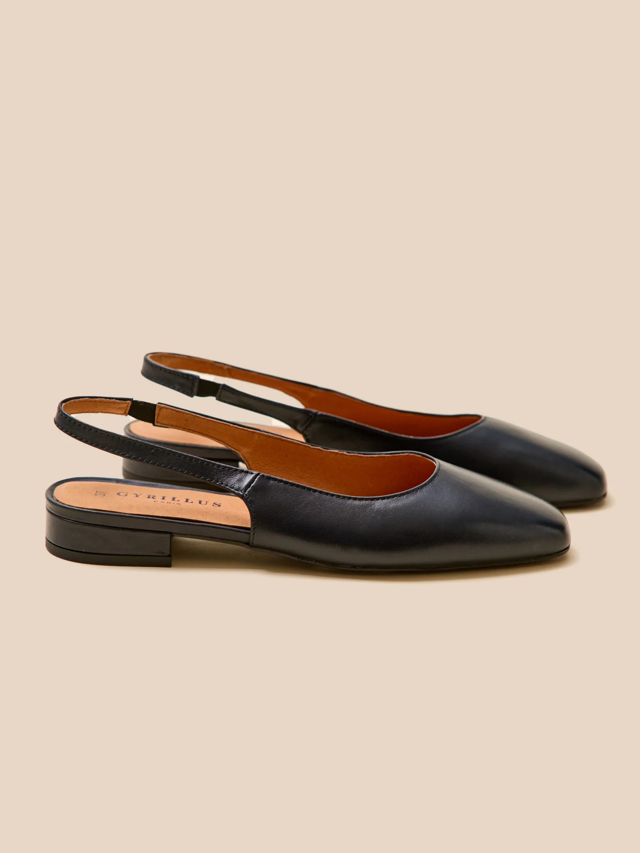 Ballerines slingback cuir femme - Image 6