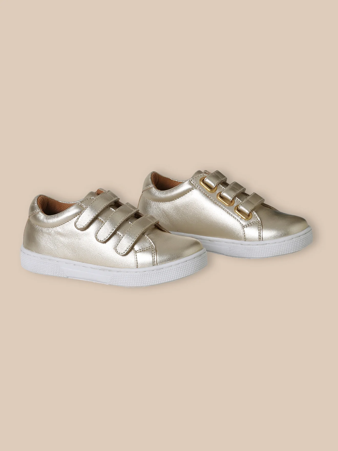 Baskets en cuir irisé Fille - Image 2