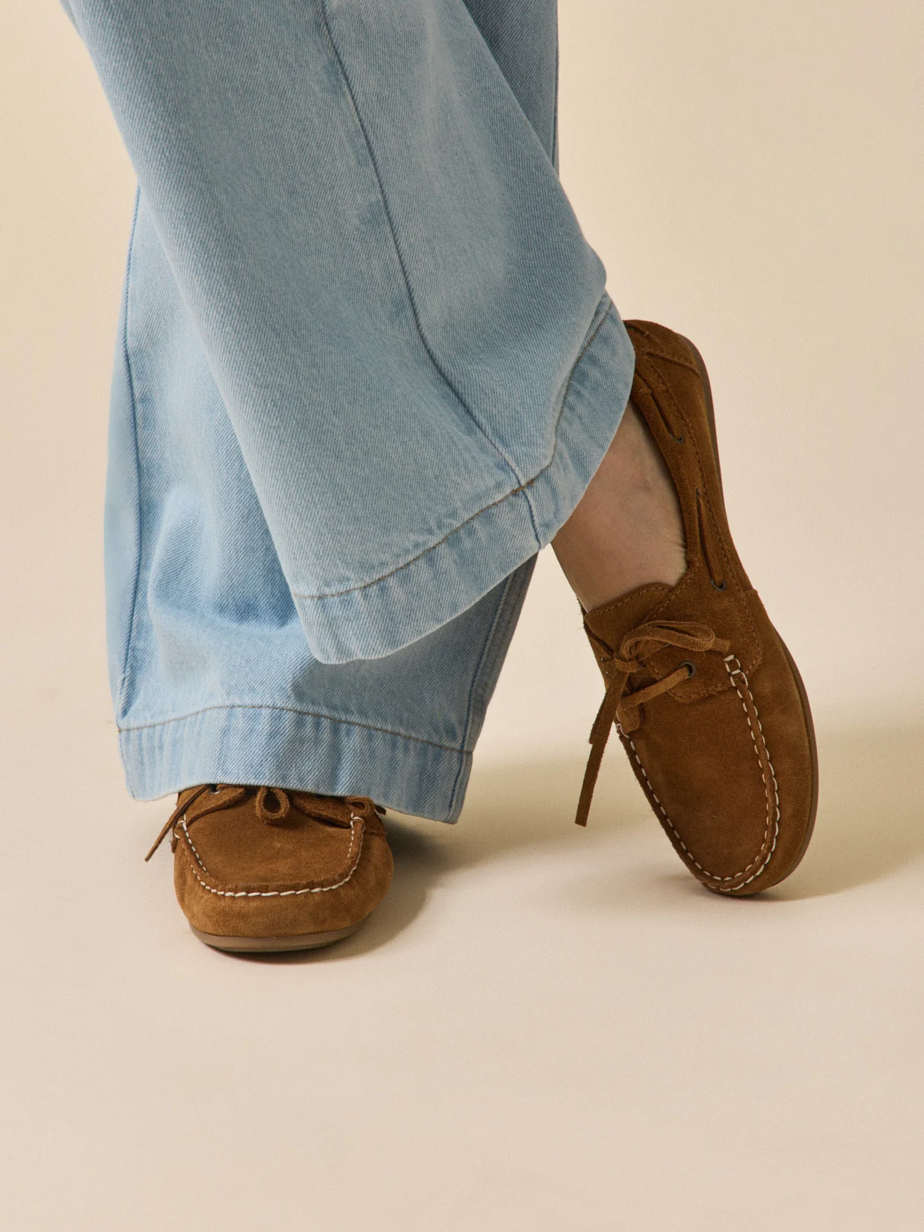 Chaussures bateau cuir femme - Image 7