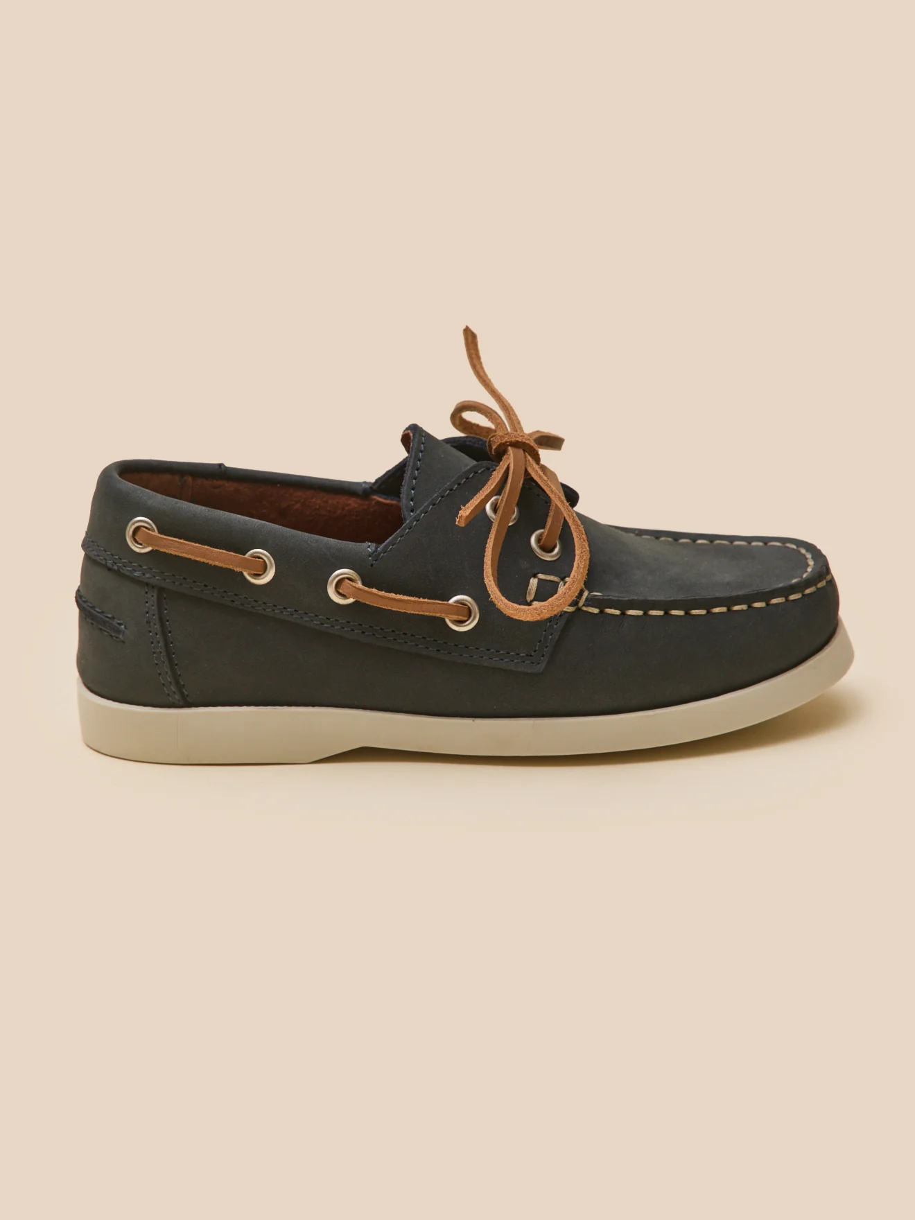 Chaussures bateau en cuir Garçon - Image 7