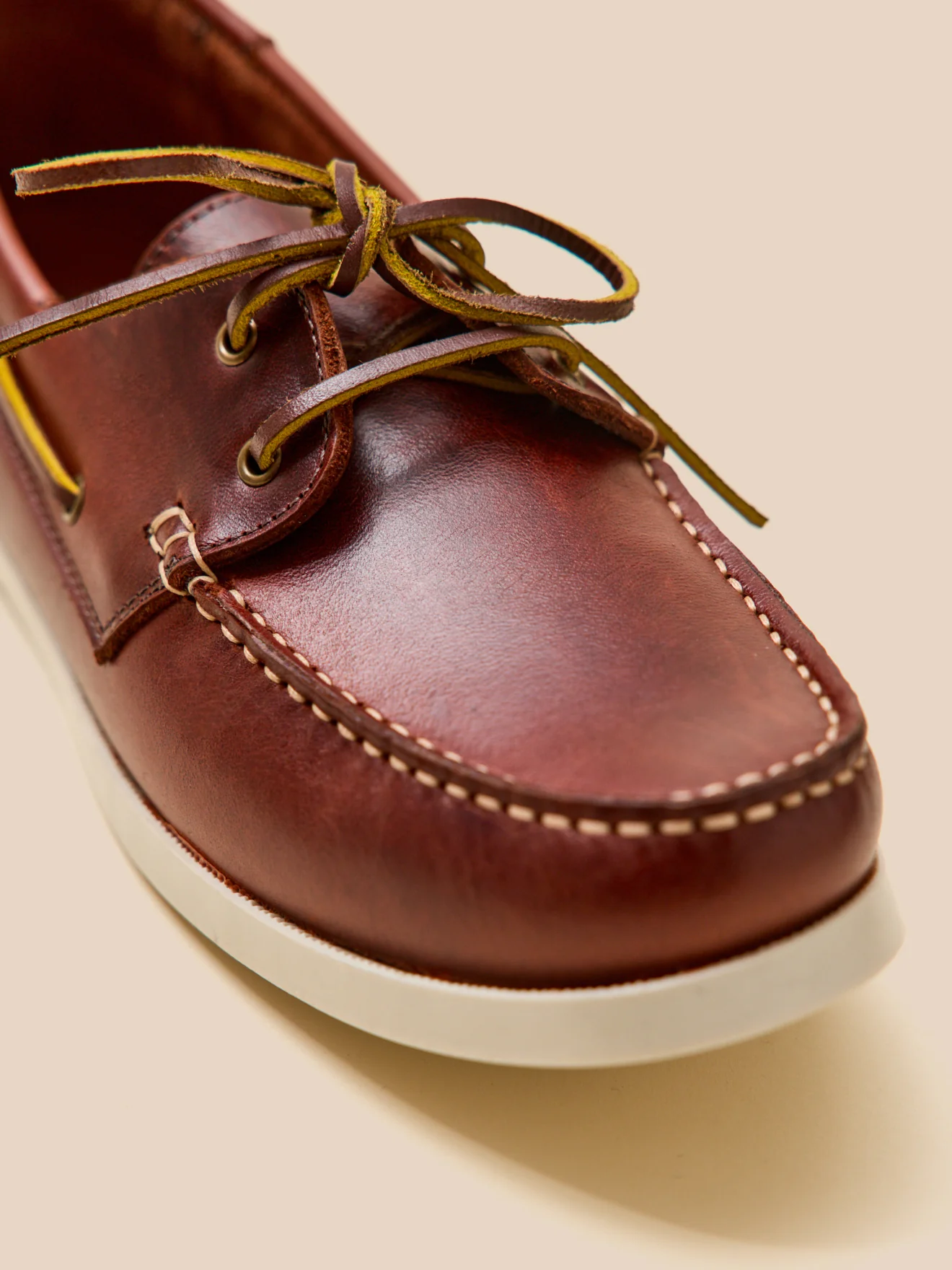 Chaussures bateau cuir homme - Image 3