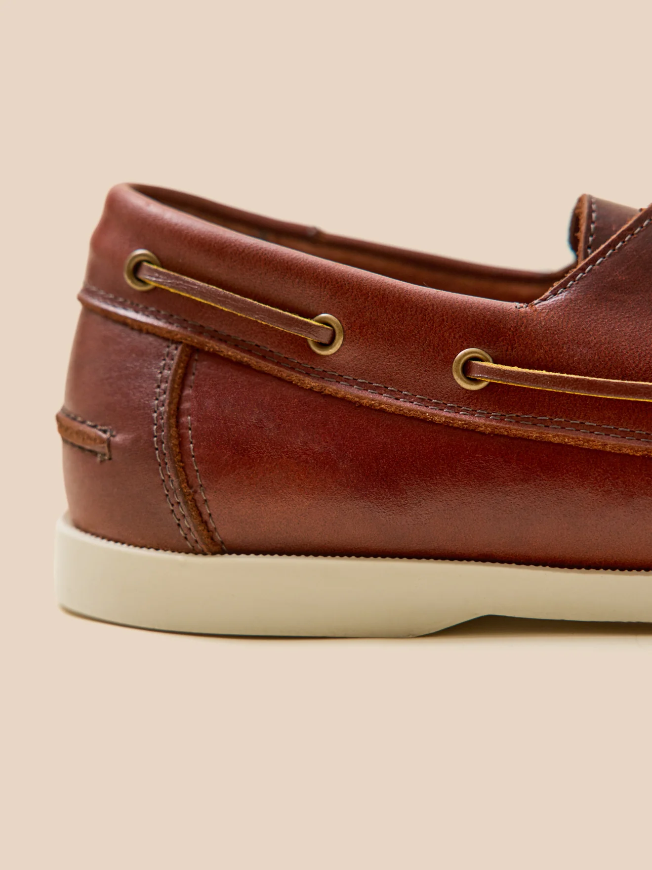 Chaussures bateau cuir homme - Image 4