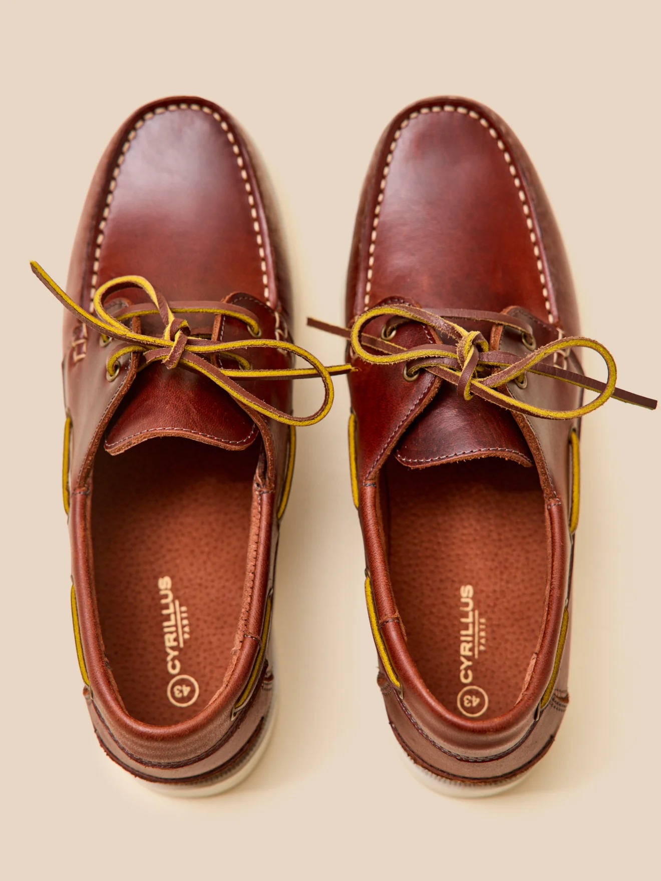 Chaussures bateau cuir homme - Image 5