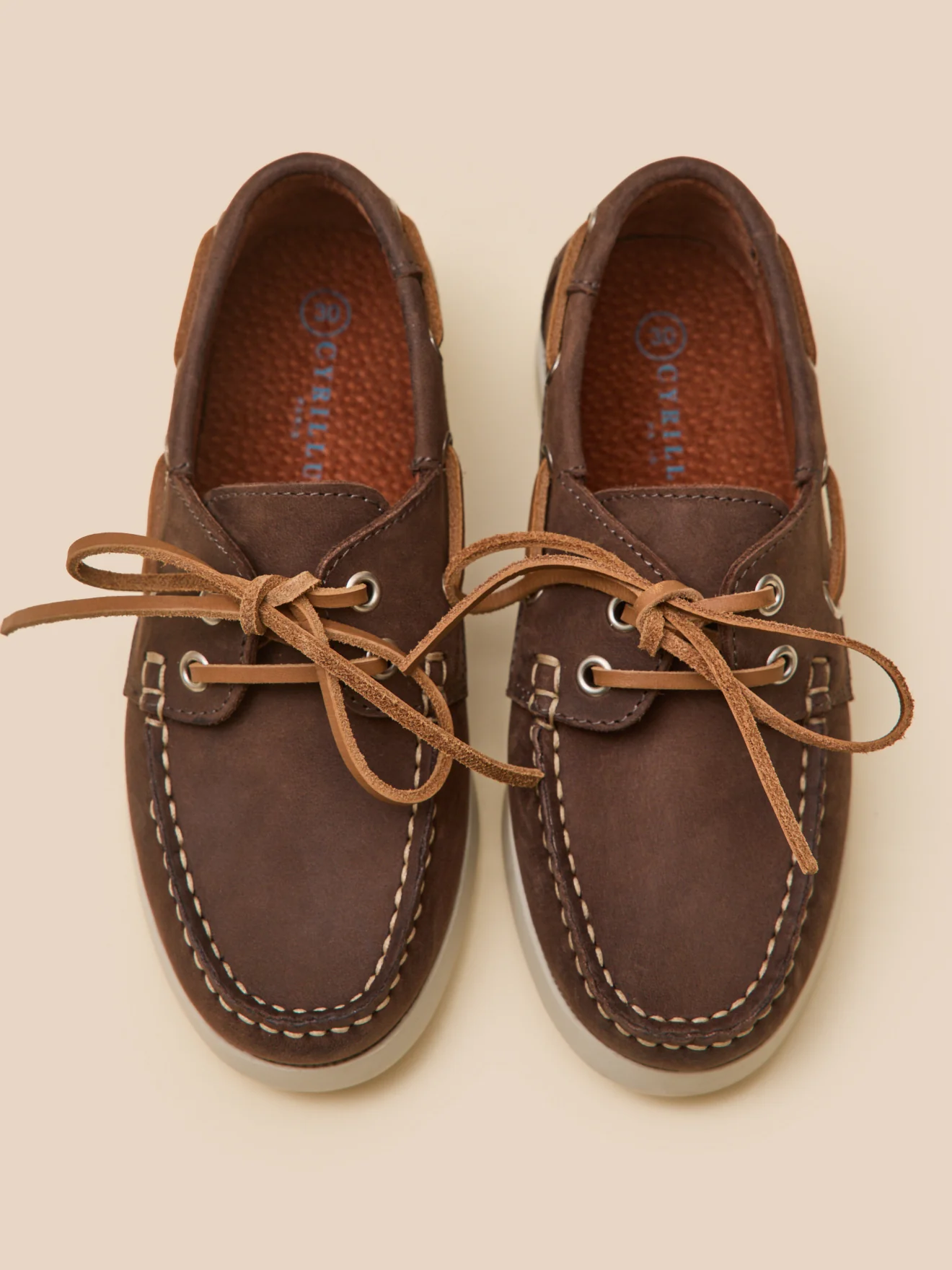 Chaussures bateau en cuir Garçon - Image 6