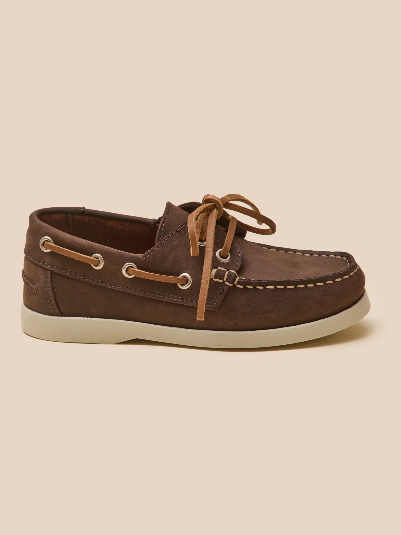 Chaussures bateau en cuir Garçon - Image 8