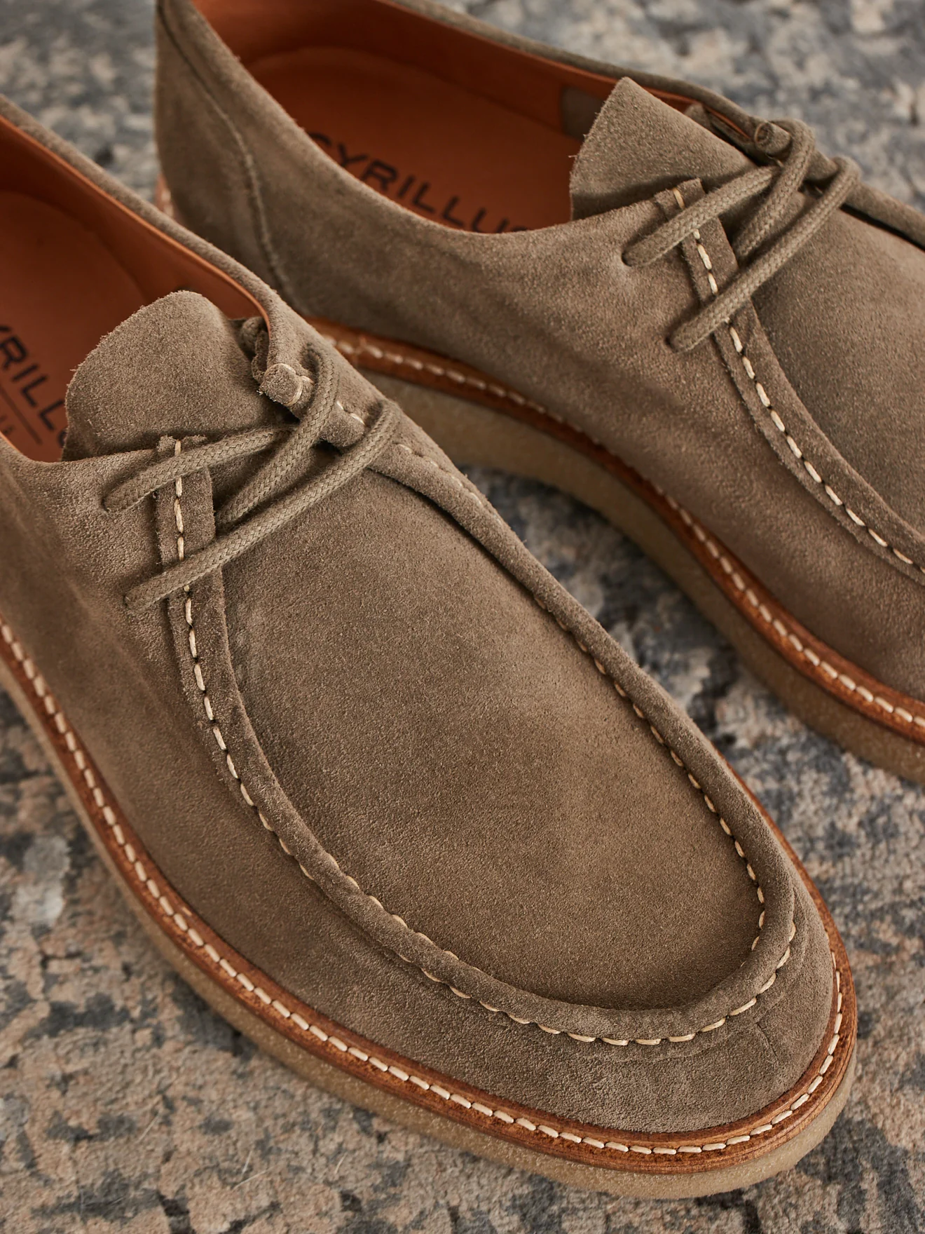 Derbies lacets croûte de cuir homme - Image 3