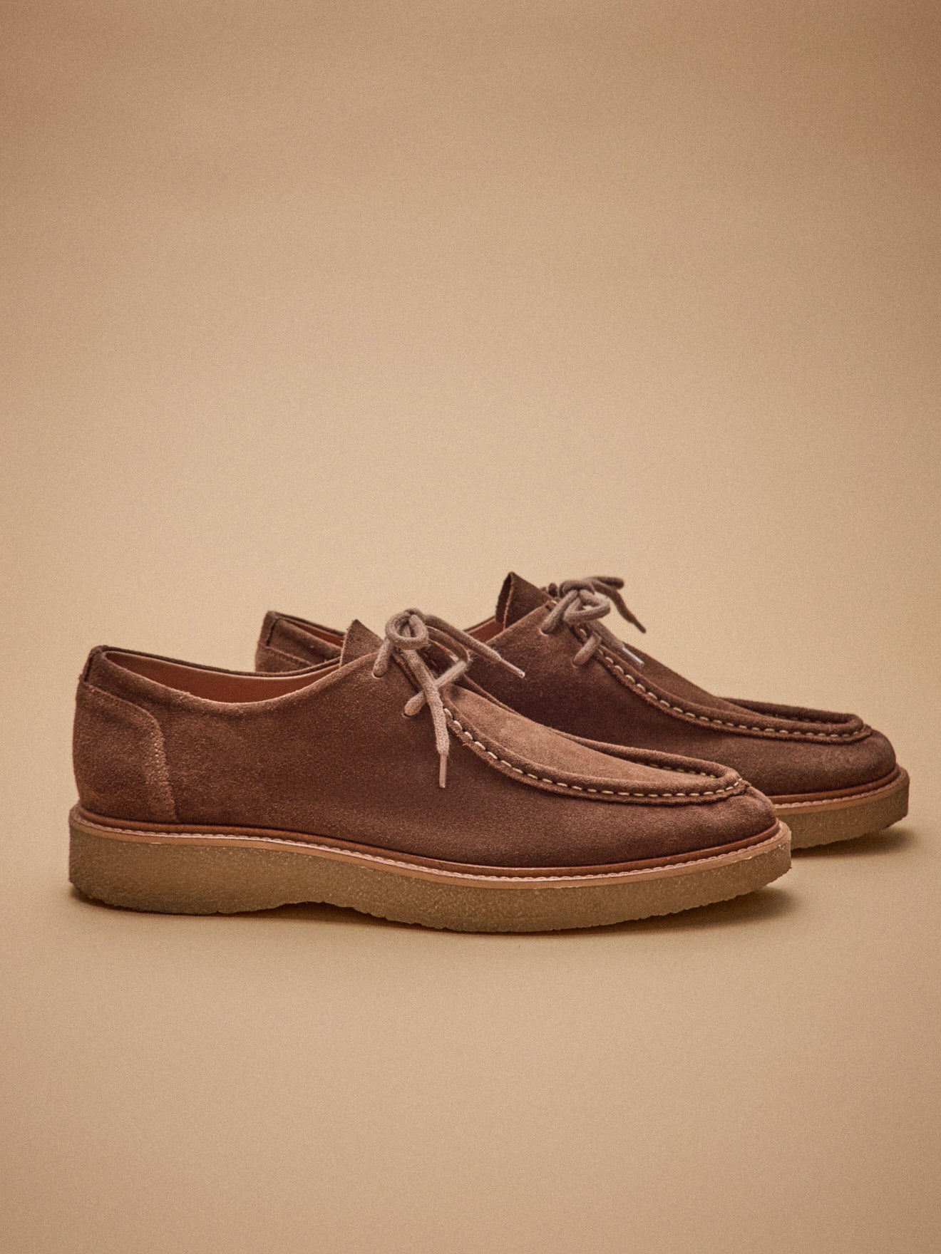Derbies lacets croûte de cuir homme - Image 2