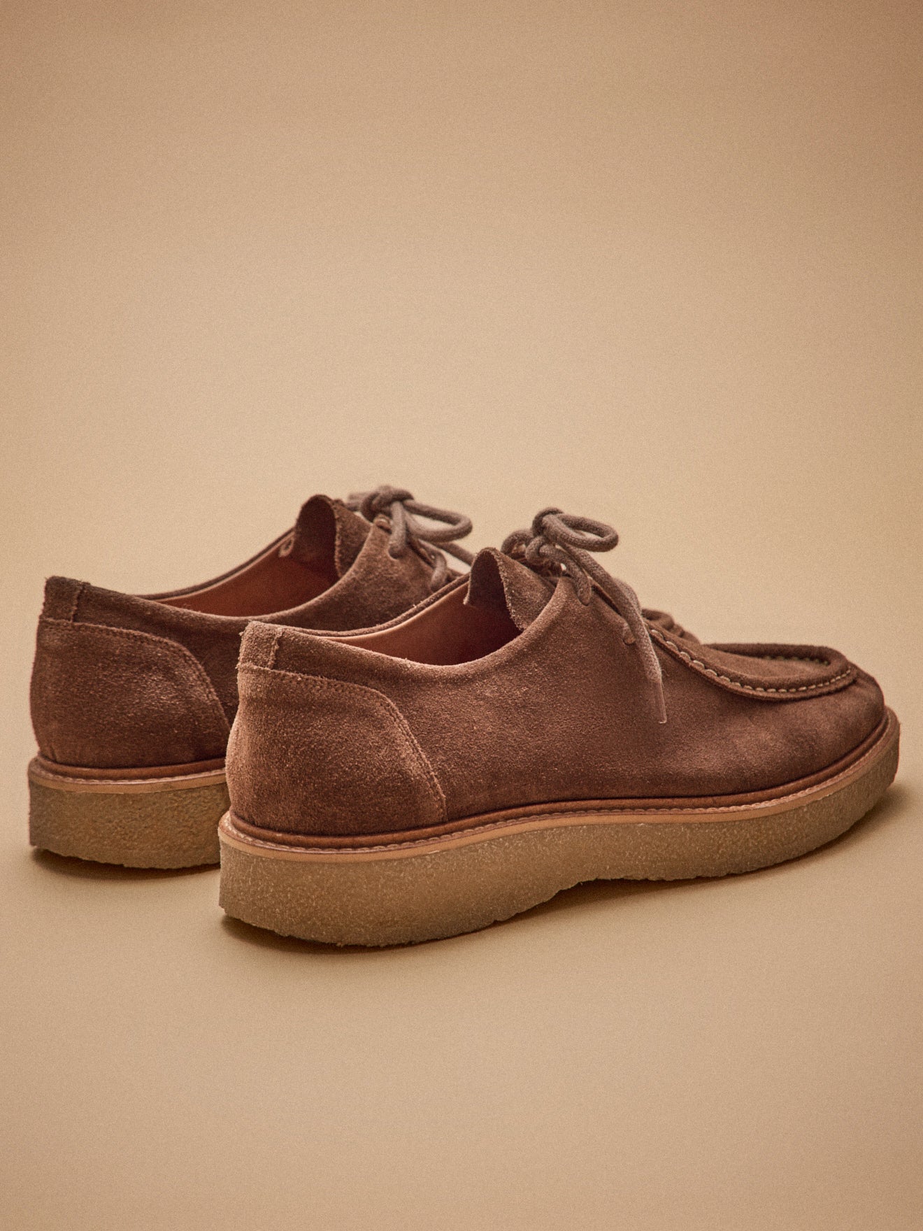 Derbies lacets croûte de cuir homme - Image 3