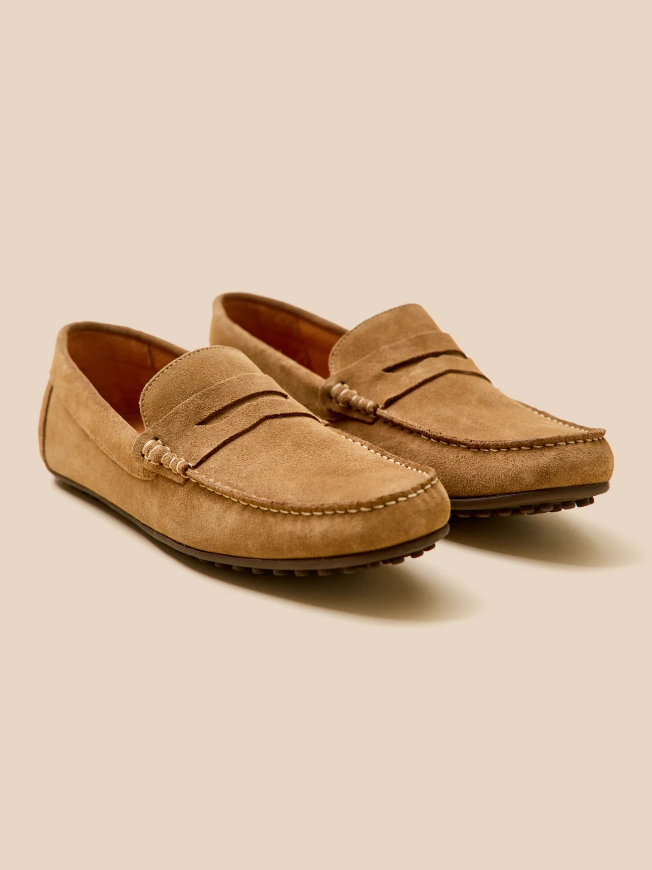 Mocassins cuir homme