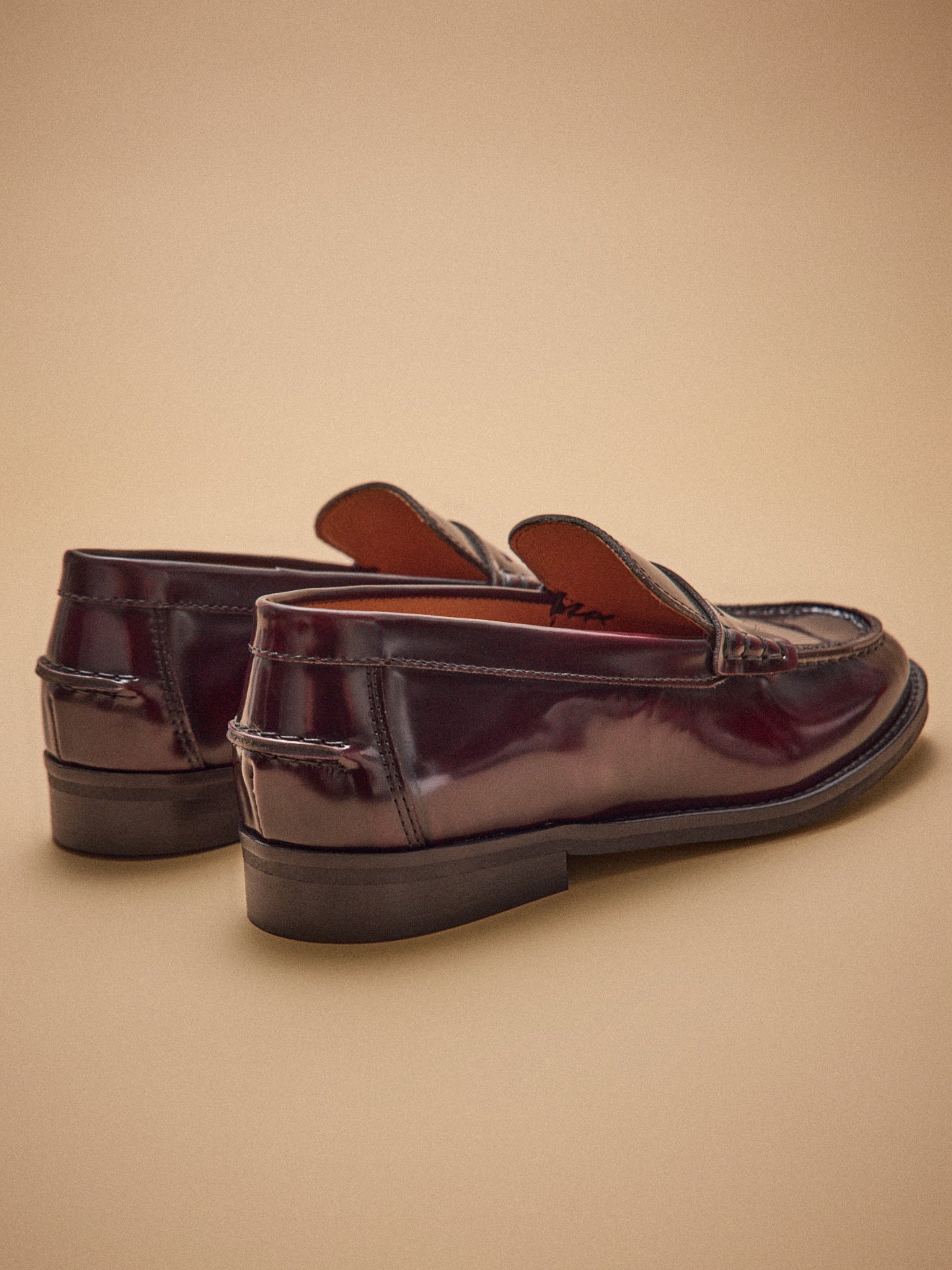 Mocassins cuir vernis femme - Image 3
