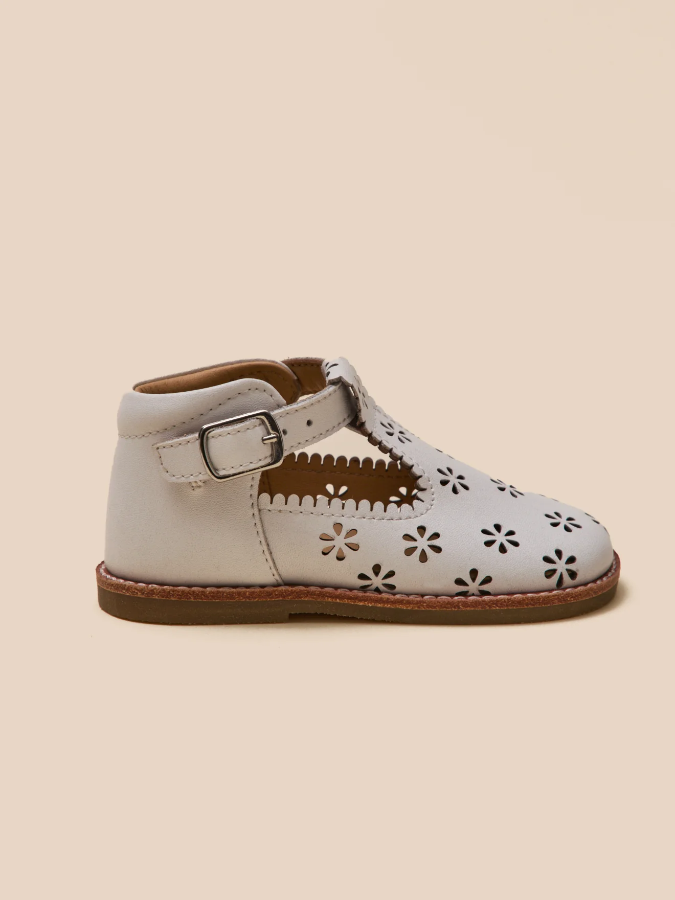 Salomés perforées en cuir Bébé - Image 7