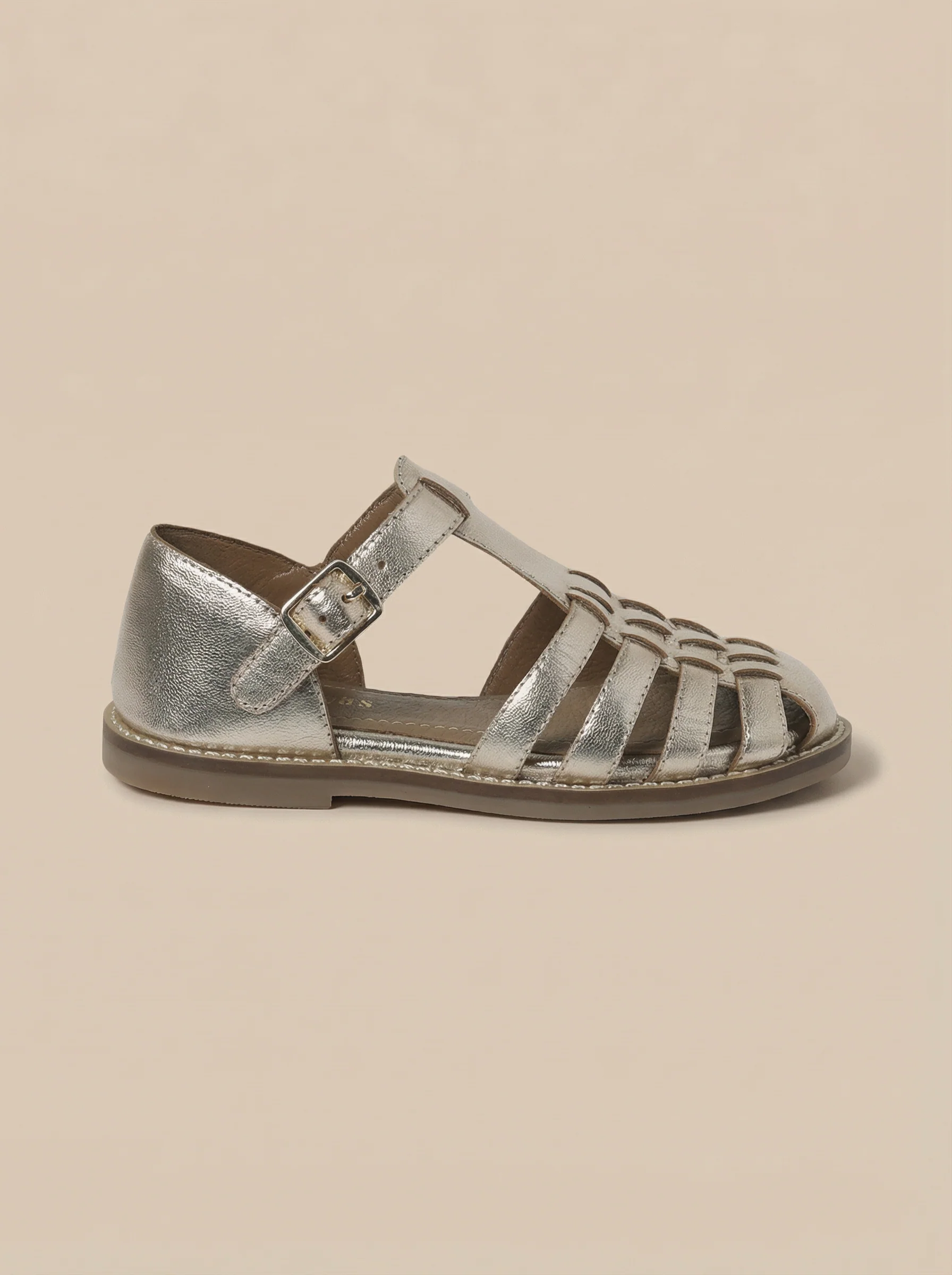 Sandales en cuir irisé fille - Image 8