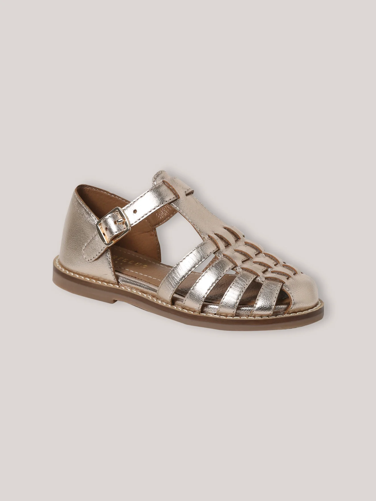 Sandales en cuir irisé fille - Image 9