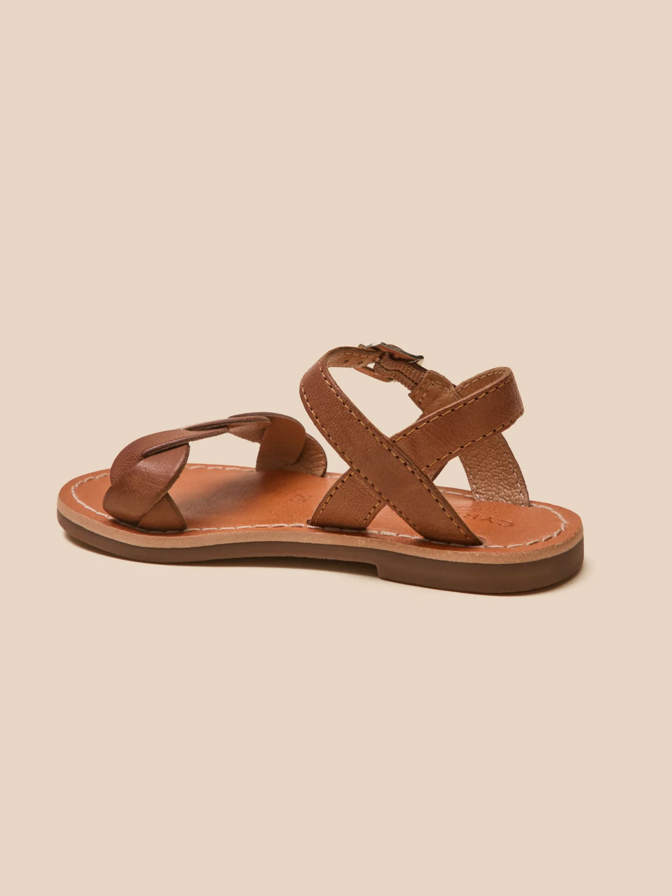 Sandales tressées Fille en cuir - Image 3